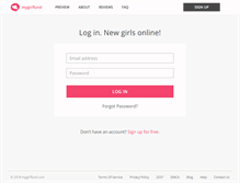 Tablet Screenshot of mygirlfund.com